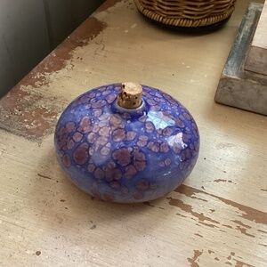 Anthropologie ART DECO ceramic bud VASE bottle
